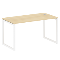 Metal System Quattro Стол офисный на О-образном м/к 40БО.СП-3 Вяз/Мокко металл 1400×720×750 Metal System Quattro Стол офисный на О-образном м/к 40БО.СП-3 Вяз/Мокко металл 1400×720×750