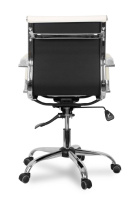 Кресло офисное College CLG-620 LXH-B BLACK Кожа PU Черный / Крестовина хром