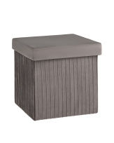 Пуф складной с ящиком Store Square синий Пуф складной с ящиком Store Square синий
