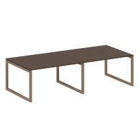 Metal System Quattro Перег. стол (2 столешницы) на О-образном м/к 50БО.ПРГ-2.3 Акация/Антрацит металл 2800*1235*750 Metal System Quattro Перег. стол (2 столешницы) на О-образном м/к 50БО.ПРГ-2.3 Акация/Антрацит металл 2800*1235*750