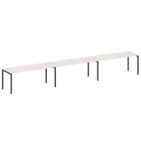 Metal System Quattro Р. ст. на 3 раб. места на П-образном м/к 40БП.СМ-3.5 Акация/Антрацит металл 5400*720*750 Metal System Quattro Р. ст. на 3 раб. места на П-образном м/к 40БП.СМ-3.5 Акация/Антрацит металл 5400*720*750