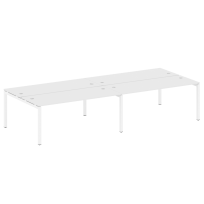 Metal System Quattro Р. ст. на 4 раб. места на П-образном м/к 50БП.СМ-4.5 Акация/Антрацит металл 3600*1475*750 Metal System Quattro Р. ст. на 4 раб. места на П-образном м/к 50БП.СМ-4.5 Акация/Антрацит металл 3600*1475*750