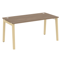 Onix Wood Стол офисный OW.SP-4.8 Дуб мали/Дуб светлый/Белый металл 1580×800×750