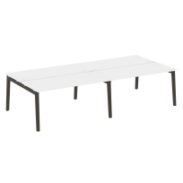 Onix Wood Рабочая станция OW.D.RS-4.4.7 Белый бриллиант/Дуб светлый/Белый металл 3160*1475*750 Onix Wood Рабочая станция OW.D.RS-4.4.7 Белый бриллиант/Дуб светлый/Белый металл 3160*1475*750
