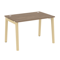 Onix Wood Стол офисный OW.SP-2.8 Дуб мали/Дуб светлый/Белый металл 1180×800×750