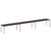 Metal System Quattro Р. ст. на 3 раб. места на П-образном м/к 50БП.СМ-3.5 Акация/Антрацит металл 5400*720*750 Metal System Quattro Р. ст. на 3 раб. места на П-образном м/к 50БП.СМ-3.5 Акация/Антрацит металл 5400*720*750