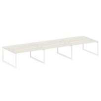 Metal System Quattro Р. ст. на 6 раб. места на О-образном м/к 50БО.СМ-6.4 Акация/Антрацит металл 4800*1475*750 Metal System Quattro Р. ст. на 6 раб. места на О-образном м/к 50БО.СМ-6.4 Акация/Антрацит металл 4800*1475*750