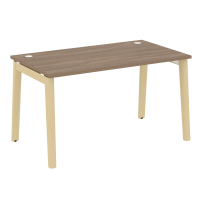 Onix Wood Стол офисный OW.SP-3.8 Дуб мали/Дуб светлый/Белый металл 1380×800×750