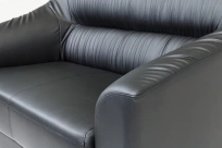Двухместный диван Райт Вуд Euroforma / Экокожа Euroline / Черный 9100 / 1450×850×920 Двухместный диван Райт Вуд Euroforma / Экокожа Euroline / Черный 9100 / 1450×850×920