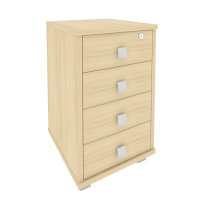 Style Тумба подкатная 4 ящ. с фолдингом Л.ТМ-4F Дуб наварра 420×450×714