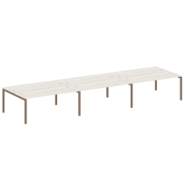 Metal System Quattro Р. ст. на 6 раб. места на П-образном м/к 50БП.СМ-6.5 Акация/Антрацит металл 5400*1475*750 Metal System Quattro Р. ст. на 6 раб. места на П-образном м/к 50БП.СМ-6.5 Акация/Антрацит металл 5400*1475*750