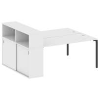 Metal System Quattro Р. ст. с шкафом-купе на П-образном м/к 40БП.РС-СШК-2.4 Т Акация/Антрацит металл 2010*1475*1098 Metal System Quattro Р. ст. с шкафом-купе на П-образном м/к 40БП.РС-СШК-2.4 Т Акация/Антрацит металл 2010*1475*1098