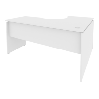 Style Стол криволинейный левый Л.СА-4 (L) Белый 1580×1200×750