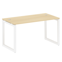 Metal System Quattro Стол офисный на О-образном м/к 50БО.СП-3 Вяз/Мокко металл 1400×720×750 Metal System Quattro Стол офисный на О-образном м/к 50БО.СП-3 Вяз/Мокко металл 1400×720×750