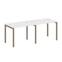 Metal System Quattro Р. ст. на 2 раб. места на П-образном м/к 40БП.СМ-2.1 Акация/Антрацит металл 2000*720*750 Metal System Quattro Р. ст. на 2 раб. места на П-образном м/к 40БП.СМ-2.1 Акация/Антрацит металл 2000*720*750