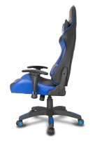 Геймерское кресло CLG-801LXH BLUE кожа PU Синий / крестовина пластик
