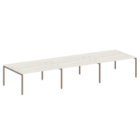 Metal System Quattro Р. ст. на 6 раб. места на П-образном м/к 40БП.СМ-6.4 Акация/Антрацит металл 4800*1475*750 Metal System Quattro Р. ст. на 6 раб. места на П-образном м/к 40БП.СМ-6.4 Акация/Антрацит металл 4800*1475*750