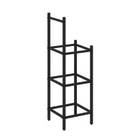 Loft Угловой проходной переходной модуль VR.L-SL.UPK-3.2.2 Серый металл 446×446×1458 Loft Угловой проходной переходной модуль VR.L-SL.UPK-3.2.2 Серый металл 446×446×1458