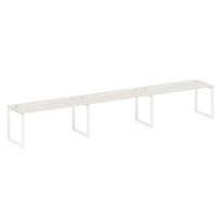 Metal System Quattro Р. ст. на 3 раб. места на О-образном м/к 50БО.СМ-3.4 Акация/Антрацит металл 4800*720*750 Metal System Quattro Р. ст. на 3 раб. места на О-образном м/к 50БО.СМ-3.4 Акация/Антрацит металл 4800*720*750