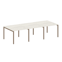 Metal System Quattro Перег. стол (3 столешницы) на П-оразном м/к 40БП.ПРГ-3.1 Акация/Антрацит металл 3000*1235*750 Metal System Quattro Перег. стол (3 столешницы) на П-оразном м/к 40БП.ПРГ-3.1 Акация/Антрацит металл 3000*1235*750