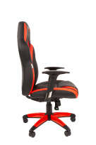Игровое кресло Chairjet 15 черно-красный синхромех. рег.локти, слайдер