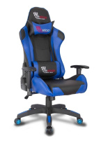 Геймерское кресло CLG-801LXH BLUE кожа PU Синий / крестовина пластик