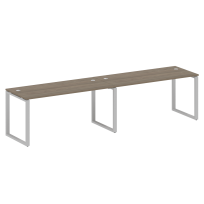Metal System Р. ст. на 2 раб. места на О-образном м/к БО.СМ-2.4 Акация/Антрацит металл 3200*720*750 Metal System Р. ст. на 2 раб. места на О-образном м/к БО.СМ-2.4 Акация/Антрацит металл 3200*720*750