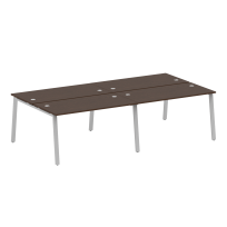 Metal System Р.ст. на 4 раб. места на А-образном м/к БА.СМ-4.3 Белый/Мокко металл 2800*1475*750 Metal System Р.ст. на 4 раб. места на А-образном м/к БА.СМ-4.3 Белый/Мокко металл 2800*1475*750