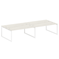 Metal System Quattro Р. ст. на 4 раб. места на О-образном м/к 50БО.СМ-4.5 Акация/Антрацит металл 3600*1475*750 Metal System Quattro Р. ст. на 4 раб. места на О-образном м/к 50БО.СМ-4.5 Акация/Антрацит металл 3600*1475*750