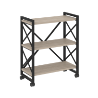 Loft Стеллаж на колесных опорах-3 полки VR.L-MST.K-3.8 Тиквуд тёмный/Чёрный металл 800×400×968 Loft Стеллаж на колесных опорах-3 полки VR.L-MST.K-3.8 Тиквуд тёмный/Чёрный металл 800×400×968