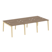 Onix Wood Рабочая станция OW.D.RS-6.1.7 Белый бриллиант/Дуб светлый/Белый металл 2940*1475*750 Onix Wood Рабочая станция OW.D.RS-6.1.7 Белый бриллиант/Дуб светлый/Белый металл 2940*1475*750