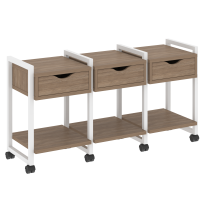 Loft Тумба на колесных опорах наборная. Вариант №4 VR.L-TN-4.K Тиквуд тёмный/Чёрный металл 1440×460×767 Loft Тумба на колесных опорах наборная. Вариант №4 VR.L-TN-4.K Тиквуд тёмный/Чёрный металл 1440×460×767