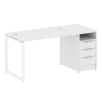 Metal System Quattro Р. ст. с тумбой на О-образном м/к 40БО.РС-СТП-1.2 Акация/Антрацит металл 1612*720*750 Metal System Quattro Р. ст. с тумбой на О-образном м/к 40БО.РС-СТП-1.2 Акация/Антрацит металл 1612*720*750