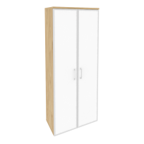 Onix Шкаф высокий широкий O.ST-1.10 R white Тиквуд светлый/Стекло whitе 800*420*1977 Onix Шкаф высокий широкий O.ST-1.10 R white Тиквуд светлый/Стекло whitе 800*420*1977