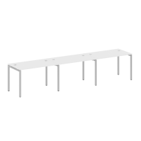 Metal System Quattro Р. ст. на 3 раб. места на П-образном м/к 40БП.СМ-3.2 Акация/Антрацит металл 3600*720*750 Metal System Quattro Р. ст. на 3 раб. места на П-образном м/к 40БП.СМ-3.2 Акация/Антрацит металл 3600*720*750
