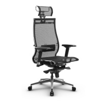 Кресло для руководителя Samurai S-3.051 Infinity Easy Clean черный плюс