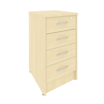 Riva Тумба приставная с фолдингом (4 ящика, с замком) А.ТП-4F-S Белый 412*450*750 Riva Тумба приставная с фолдингом (4 ящика, с замком) А.ТП-4F-S Белый 412*450*750