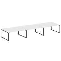 Metal System Р. ст. на 6 раб. места на О-образном м/к БО.СМ-6.5 Акация/Антрацит металл 5400*1475*750 Metal System Р. ст. на 6 раб. места на О-образном м/к БО.СМ-6.5 Акация/Антрацит металл 5400*1475*750