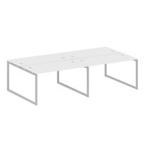 Metal System Quattro Р. ст. на 4 раб. места на О-образном м/к 40БО.СМ-4.3 Акация/Антрацит металл 2800*1475*750 Metal System Quattro Р. ст. на 4 раб. места на О-образном м/к 40БО.СМ-4.3 Акация/Антрацит металл 2800*1475*750