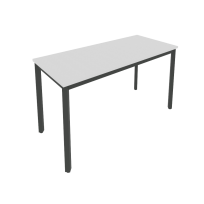Slim Стол офисный на металлокаркасе С.СП-5.1 Белый/Антрацит металл 1380×600×750 Slim Стол офисный на металлокаркасе С.СП-5.1 Белый/Антрацит металл 1380×600×750
