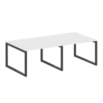 Metal System Quattro Перег. стол (2 столешницы) на О-образном м/к 50БО.ПРГ-2.2 Акация/Антрацит металл 2400*1235*750 Metal System Quattro Перег. стол (2 столешницы) на О-образном м/к 50БО.ПРГ-2.2 Акация/Антрацит металл 2400*1235*750