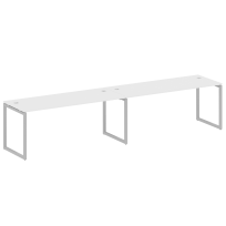 Metal System Quattro Р. ст. на 2 раб. места на О-образном м/к 40БО.СМ-2.5 Акация/Антрацит металл 3600*720*750 Metal System Quattro Р. ст. на 2 раб. места на О-образном м/к 40БО.СМ-2.5 Акация/Антрацит металл 3600*720*750