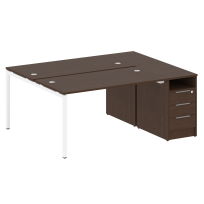 Metal System Quattro Р. ст. с тумбой на П-образном м/к 40БП.РС-СТП-2.3 Акация/Антрацит металл 1812*1475*750 Metal System Quattro Р. ст. с тумбой на П-образном м/к 40БП.РС-СТП-2.3 Акация/Антрацит металл 1812*1475*750