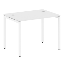 Metal System Quattro Стол офисный на П-образном м/к 40БП.СП-1 Вяз/Мокко металл 1000×720×750 Metal System Quattro Стол офисный на П-образном м/к 40БП.СП-1 Вяз/Мокко металл 1000×720×750