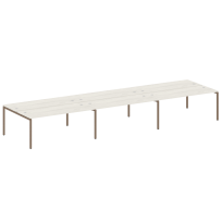 Metal System Quattro Р. ст. на 6 раб. места на П-образном м/к 40БП.СМ-6.5 Акация/Антрацит металл 5400*1475*750 Metal System Quattro Р. ст. на 6 раб. места на П-образном м/к 40БП.СМ-6.5 Акация/Антрацит металл 5400*1475*750