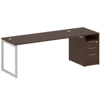 Metal System Quattro Р. ст. с тумбой на О-образном м/к 40БО.РС-СТП-1.5 Акация/Антрацит металл 2212*720*750 Metal System Quattro Р. ст. с тумбой на О-образном м/к 40БО.РС-СТП-1.5 Акация/Антрацит металл 2212*720*750