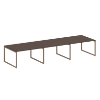 Metal System Quattro Перег. стол (3 столешницы) на О-оразном м/к 40БО.ПРГ-3.3 Акация/Антрацит металл 4200*1235*750 Metal System Quattro Перег. стол (3 столешницы) на О-оразном м/к 40БО.ПРГ-3.3 Акация/Антрацит металл 4200*1235*750