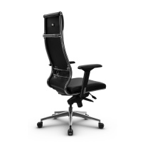 Кресло для руководителя Метта L 1c 42/4D_17839 Кожа перфорированная NewLeather – Черный Кресло для руководителя Метта L 1c 42/4D_17839 Кожа перфорированная NewLeather – Черный