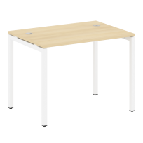 Metal System Quattro Стол офисный на П-образном м/к 40БП.СП-1 Вяз/Мокко металл 1000×720×750 Metal System Quattro Стол офисный на П-образном м/к 40БП.СП-1 Вяз/Мокко металл 1000×720×750