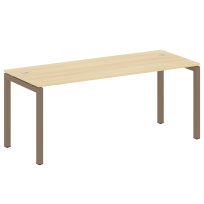 Metal System Quattro Стол офисный на П-образном м/к 50БП.СП-5 Вяз/Мокко металл 1800×720×750 Metal System Quattro Стол офисный на П-образном м/к 50БП.СП-5 Вяз/Мокко металл 1800×720×750